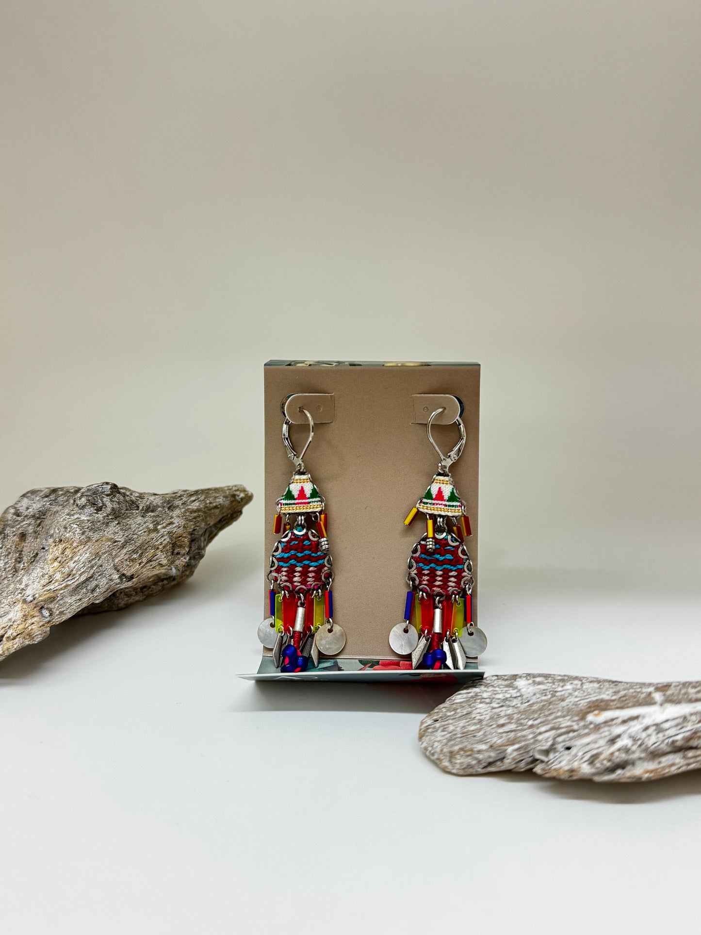 Boucles d'oreilles Boho Drop Vagabond &nbsp;AyalaBar  fabriquée au Moyen-Orient Boucles d'oreilles Boho Drop Vagabond S2437