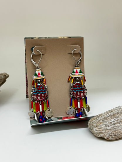 Boucles d'oreilles Boho Drop Vagabond &nbsp;AyalaBar  fabriquée au Moyen-Orient Boucles d'oreilles Boho Drop Vagabond S2437