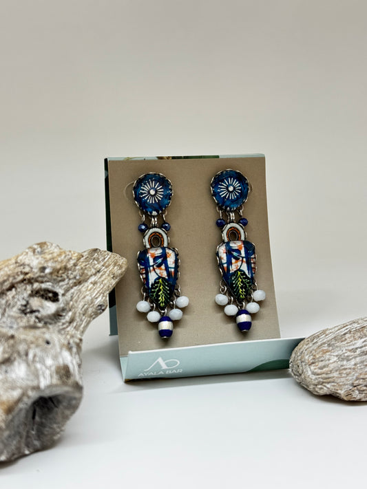 Boucles d'oreilles Casual Glass Apollo AyalaBar fabriquée au Moyen-Orient Boucles d'oreilles Casual Glass Apollo R2418