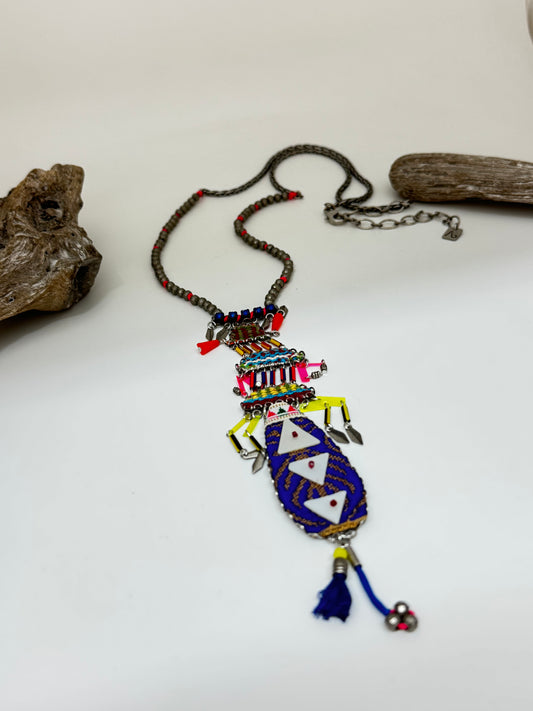 Collier Long Boho Rainbow AyalaBar AyalaBar fabriquée au Moyen Orient S3655