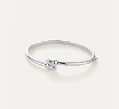 Slim Woven square bracelet silver Jenny Bird Slim Woven square bracelet JB2162-RHL-W