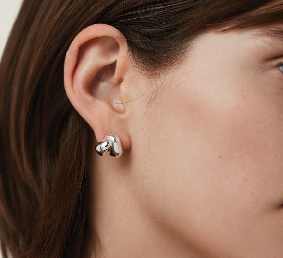 Beatrix Earrings silver Jenny Bird Canada Boucles d'oreilles Beatrix silver JB3493-HPS-W