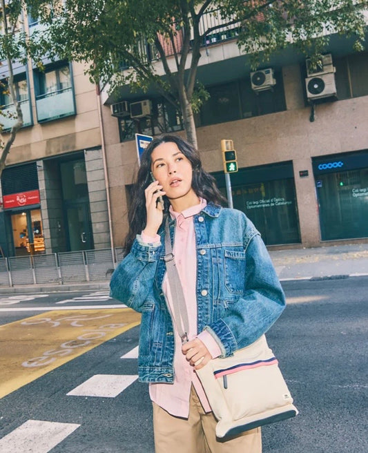 BSac bandoulière Kennington à rayures en Nylon recyclé Ori London Kennington Crossbody