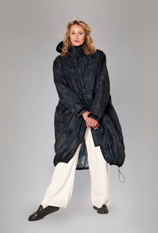 Back to black imperméable 100% Polyester recyclé Rainkiss Back to black