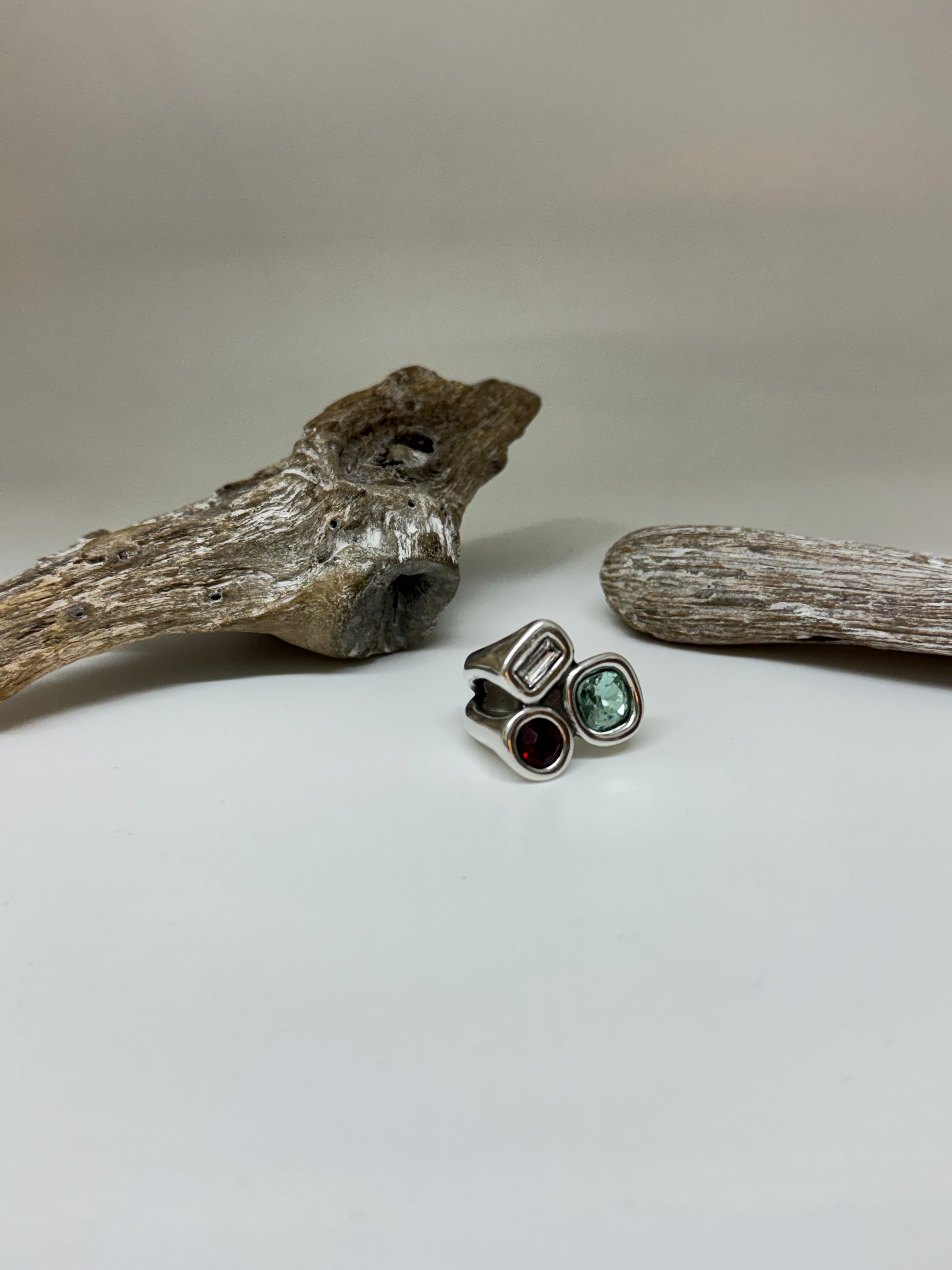 Bague Collage multicolor Fabriqué de manière Artisanale en Espagne Ciclon Bijoux 257500-66