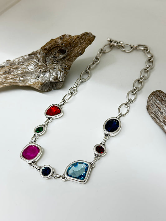 Le collier Diverso multicolor Fabriqué par des Artisans d'Espagne Ciclon 257800-36