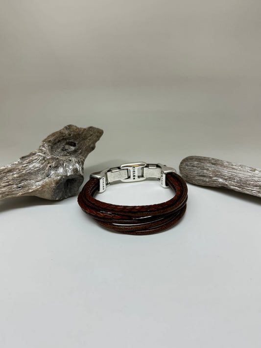 Bracelet Zulu cuir tan Ciclon Ciclon