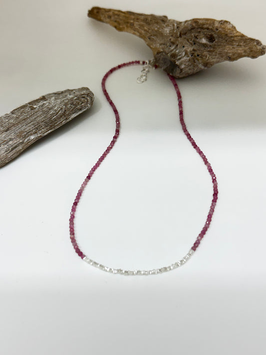 Bracelet-Collier Multi 3 Tourmaline rose S. Bucci Atelier créatif Bracelet-Collier Multi 3 Tourmaline rose