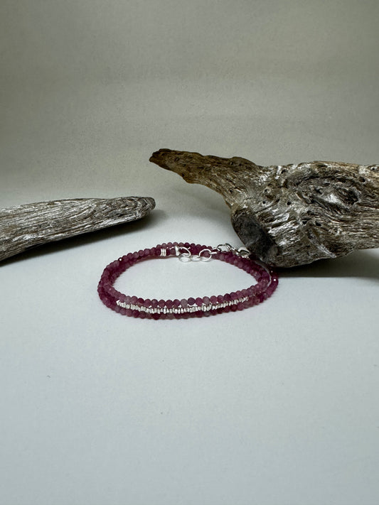 Bracelet-Collier Multi 3 Tourmaline rose S. Bucci Atelier créatif Bracelet-Collier Multi 3 Tourmaline rose