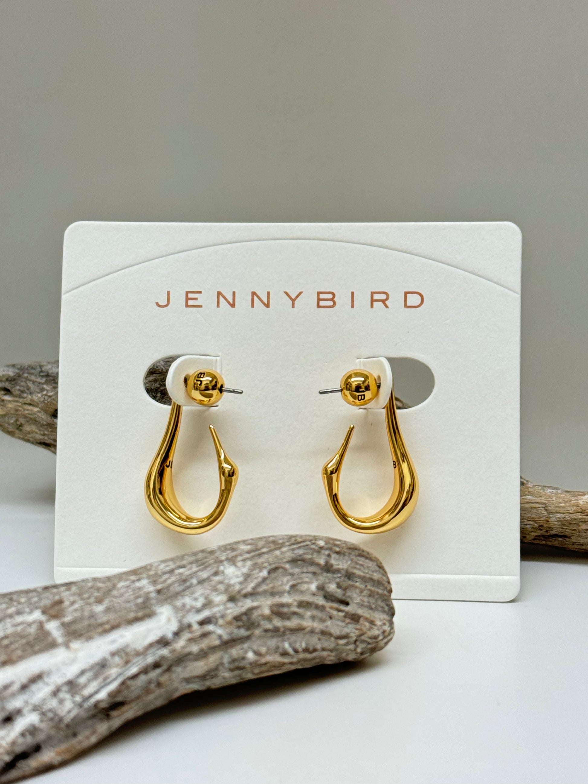Boucles d'oreilles Colette dessinées à Toronto&nbsp; Jenny Bird Boucles d'oreilles Colette JB3410-HPG