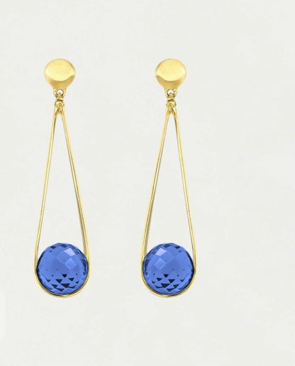 Boucles d'oreilles Mini Ipanema bleu nuit Dean Davidson Boucles d'oreilles Mini Ipanema E881-g-TNZ