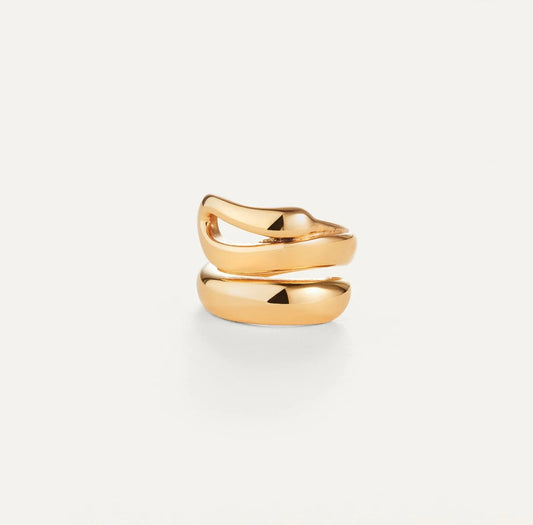 Bague Sées Dessinée par Jenny Bird Sées ring set Jenny Bird JB485-HPG