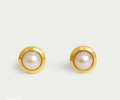 Signature small Knockout Studs Davidson Clous d'oreilles signature petits Knockout 8400-g-prl