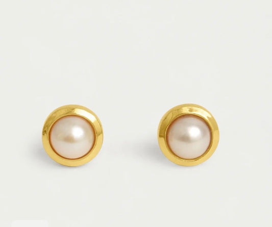Signature small Knockout Studs Davidson Clous d'oreilles signature petits Knockout 8400-g-prl
