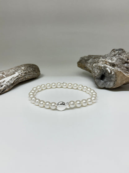 Bracelet Perle Nemo Quartz rose Fait main à Paris 12AT2442bl