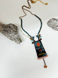 Collier artisanal perlé texture AyalaBar fabriquée au Moyen Orient H3635