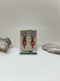 Boucles d'oreilles artisanales perlées, Petal AyalaBar fabriquée au Moyen-Orient Petal AyalaBar C2361