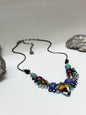 Collier artisanal en verre Réglisse AyalaBar fabriquée au Moyen Orient R3640