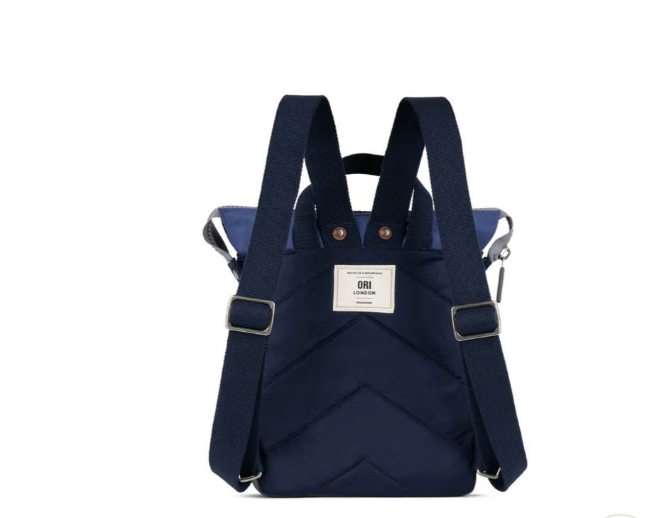 Bantry Backpack in Indigo tonal Ori London Sac à dos Bantry Indigo tonal Nylon Recyclé