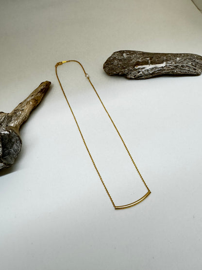 Collier barre en Gold-filled fait à la main Maylin Collection