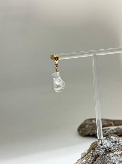 Boucles d'oreilles Gold filled et perles baroque Maylin Toronto Boucles d'oreilles Gold filled