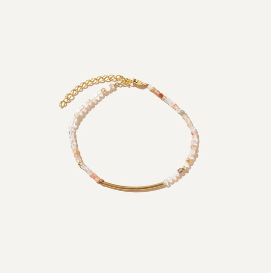 Clara Quartz rutilé bracelet en Or vermeil 14K Boa bijoux Clara