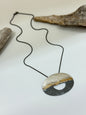 Collier Convergence Argent 925 & Or fait main en Ontario