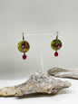 Boucles d'oreilles Bronze avec cristaux 5 cm Nathalie Laramée Boucles d'oreilles