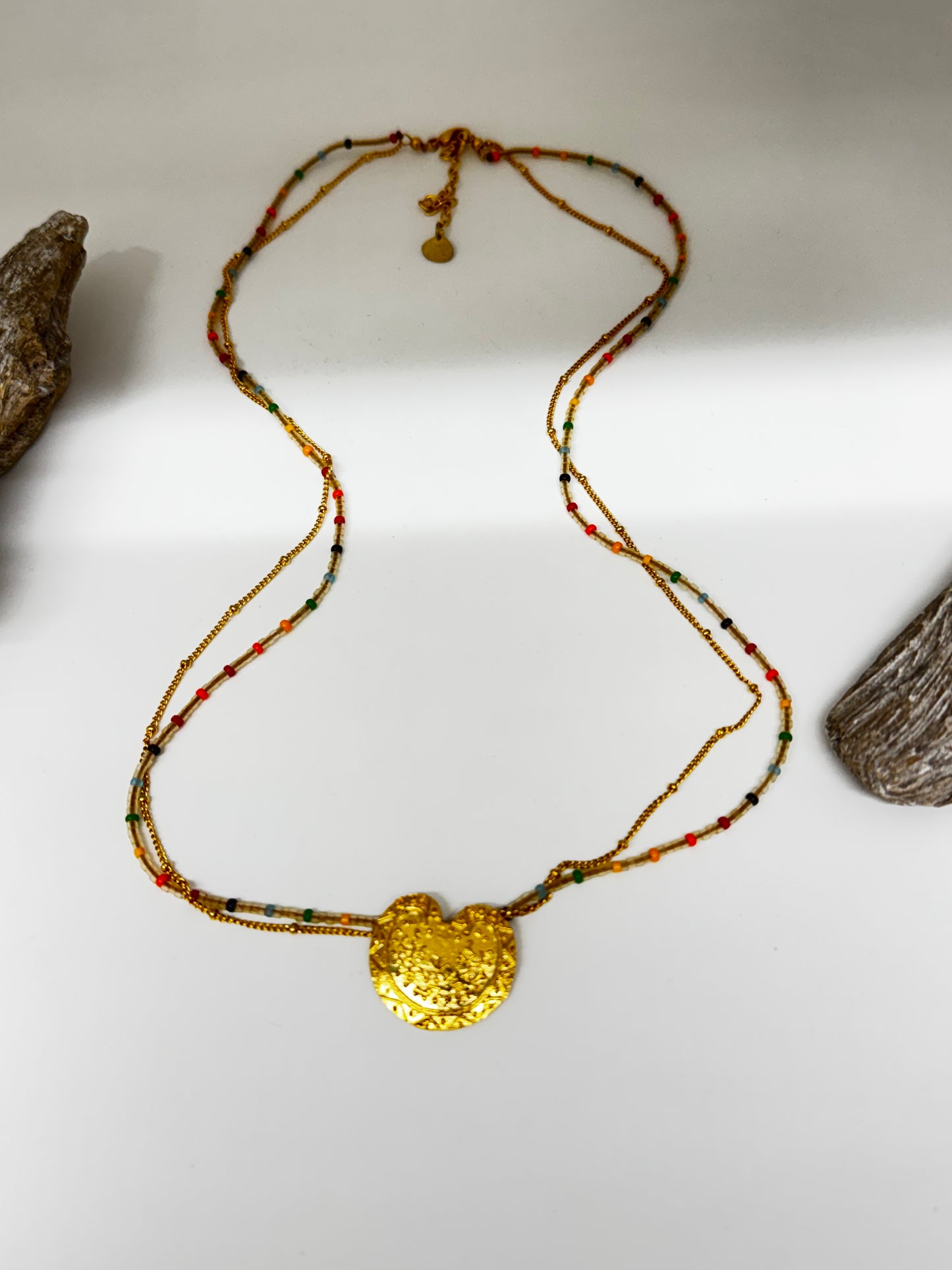 Collier Love Multicolor Miyuki Mishky Fait à la main en Colombie Mishky 113-8493