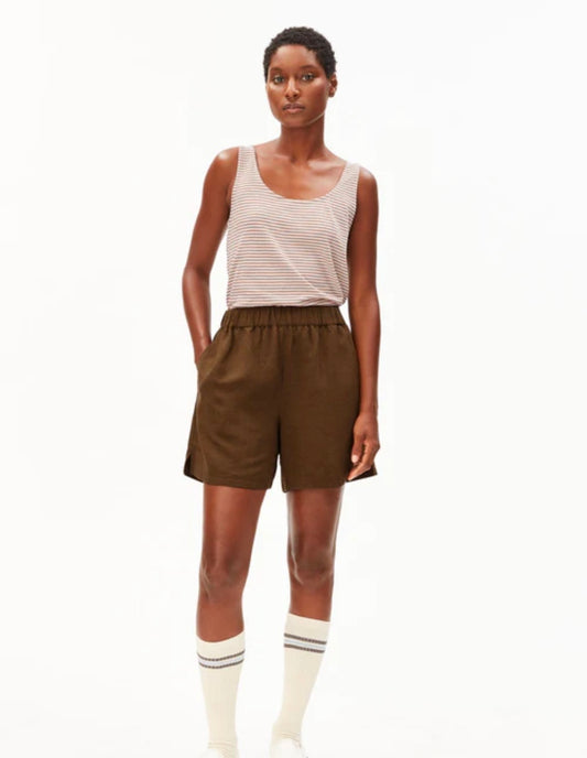 Armed Angel Short en mélange de lin Armed Angel