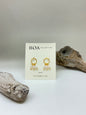 Boucles d'oreilles HASRA avec perles vermeil 14 carats, dessinées à Montréal