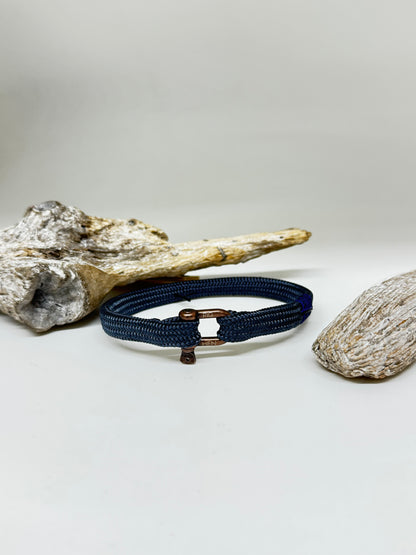 Vicious Vik - Slate Gray et Bronze Fait main à Amsterdam Pig&Hen Bracelet  Vicious Vik - Slate Gray et Bronze