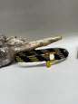 Vicious Vik - Navy Lemon - Gold Fait main à Amsterdam Pig Hen Bracelet Navy Lemon - Gold