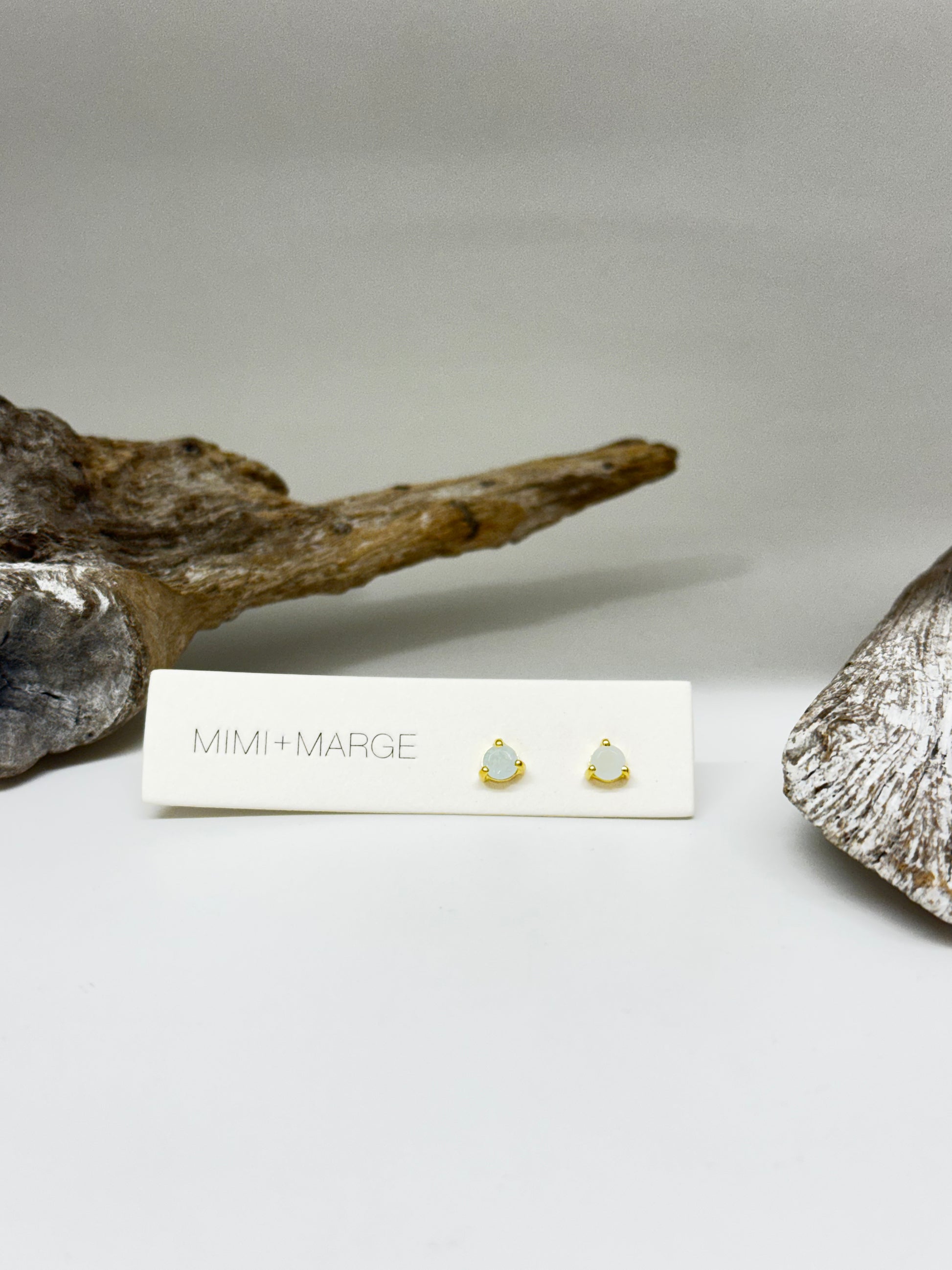 Boucles d'oreilles Comino en or et aigue-marinedessiné à Vancouver Mimi Marge 05e690aq