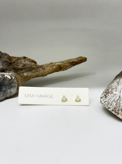 Boucles d'oreilles Comino en or et aigue-marinedessiné à Vancouver Mimi Marge 05e690aq