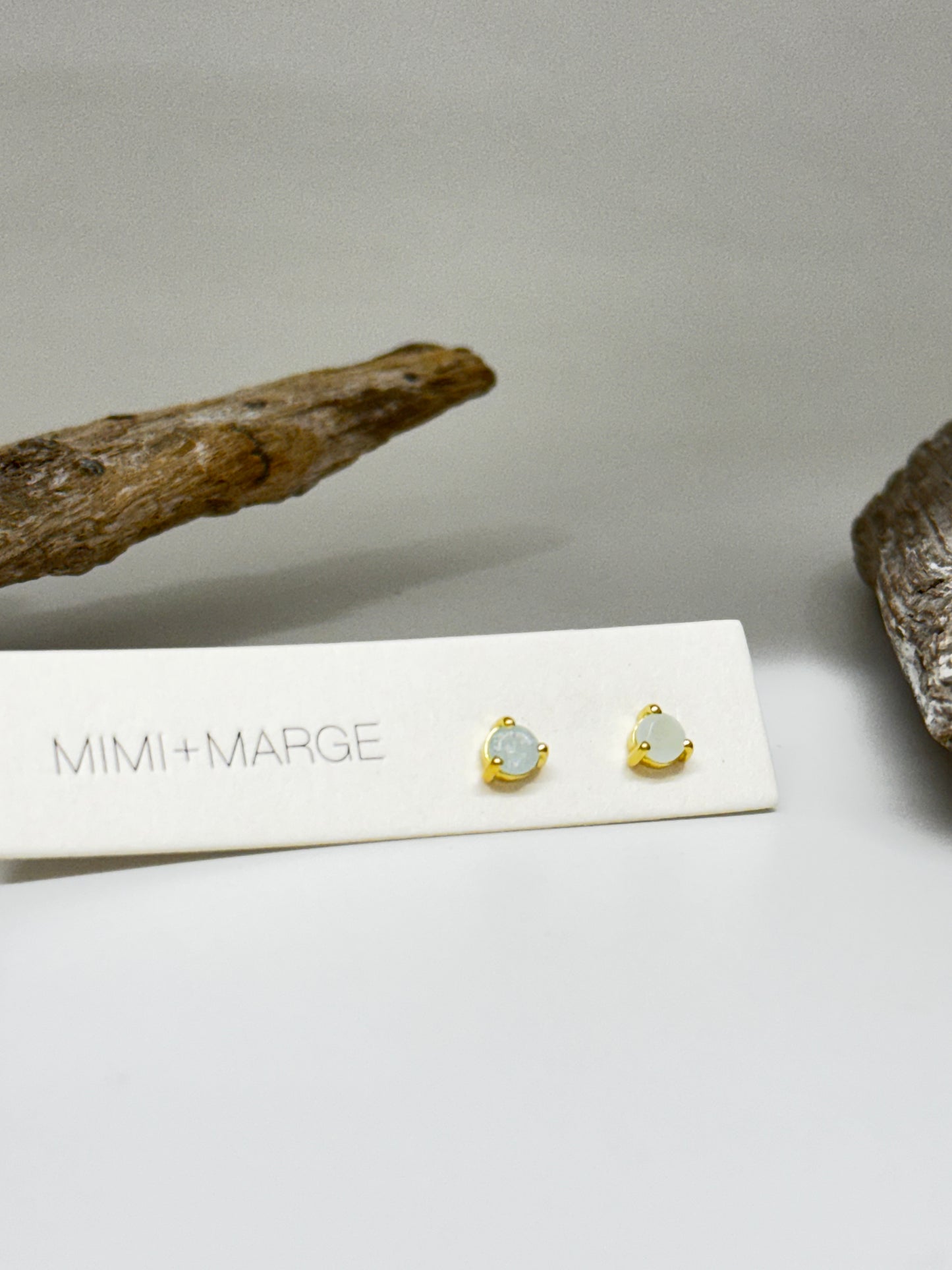 Boucles d'oreilles Comino en or et aigue-marinedessiné à Vancouver Mimi Marge 05e690aq