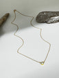 Collier Comino en or vermeil et aigue-marine dessiné à Vancouver Mimi Marge 05-p803-AM