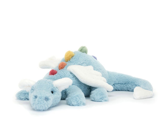Sky Dragon , peluche dessinée à Londres Jellycat Londres SKY2DD