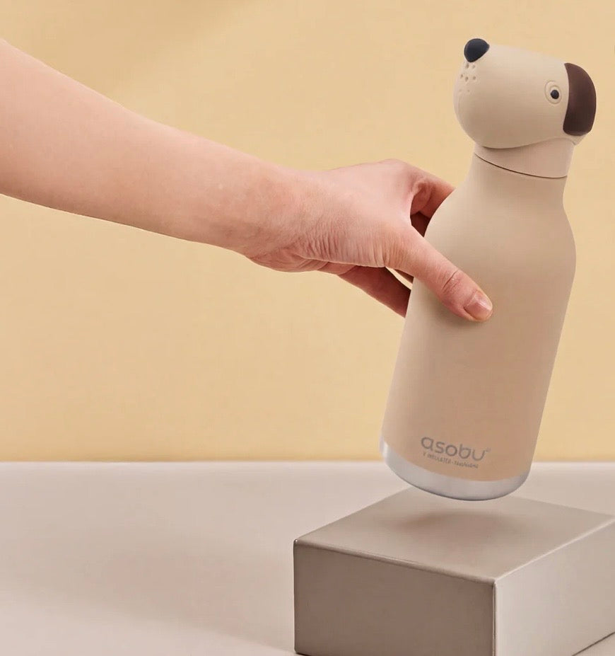 Dog bottle Asobu dessinée à Montréal Bouteille Chien SBV44-DOG