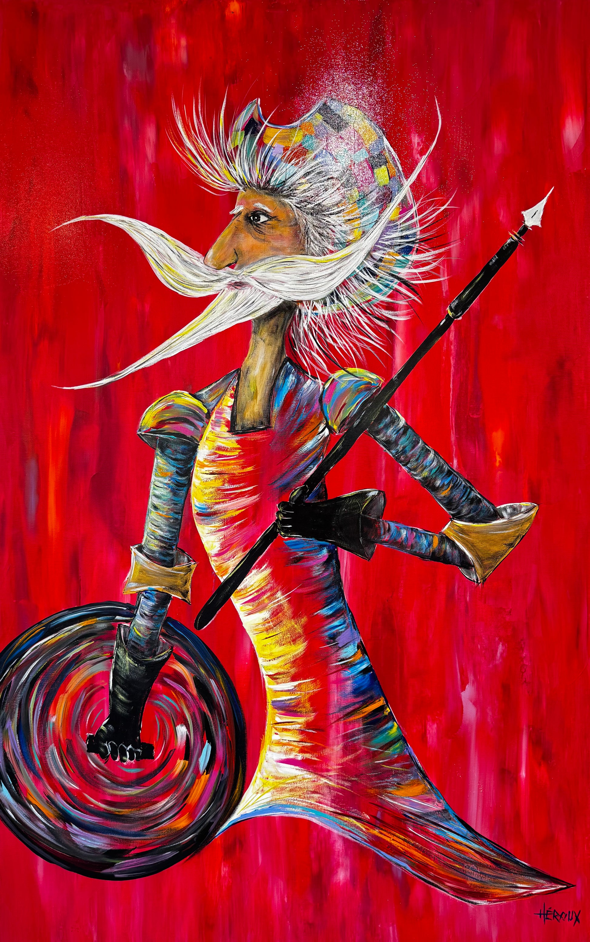 L'ARME DES POÈTES Martin Héroux 30 x 48 pouces L'ARME DES POÈTES