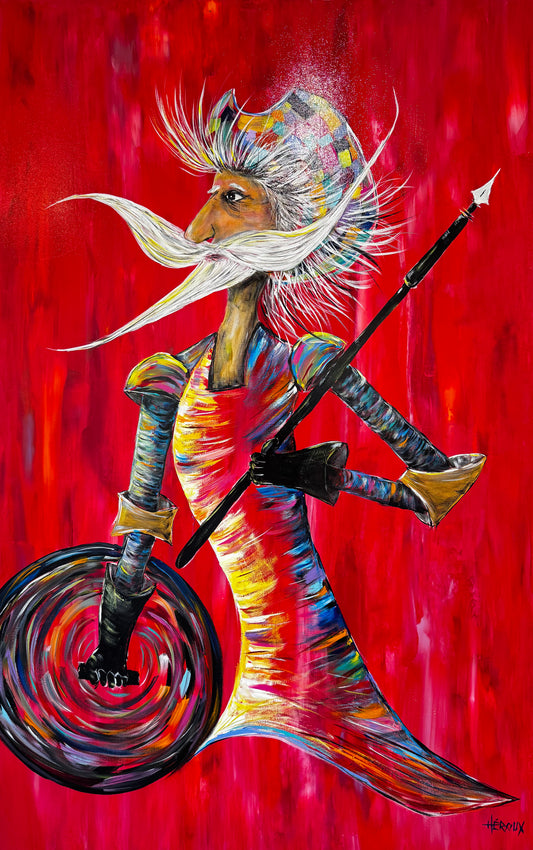 L'ARME DES POÈTES Martin Héroux 30 x 48 pouces L'ARME DES POÈTES