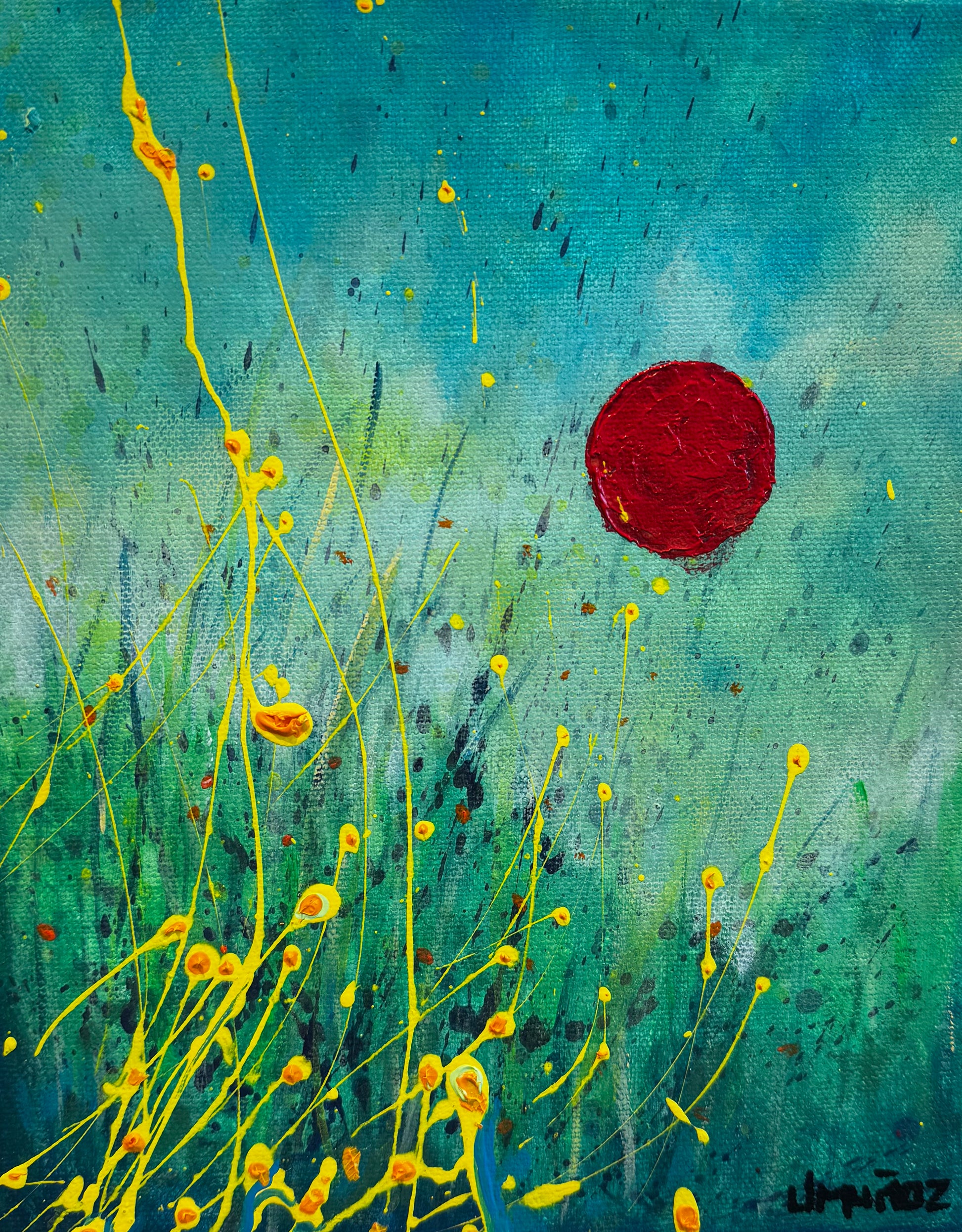 UN MATIN DE PRINTEMPS Javie Munoz 7,5 x 9 pouces UN MATIN DE PRINTEMPS