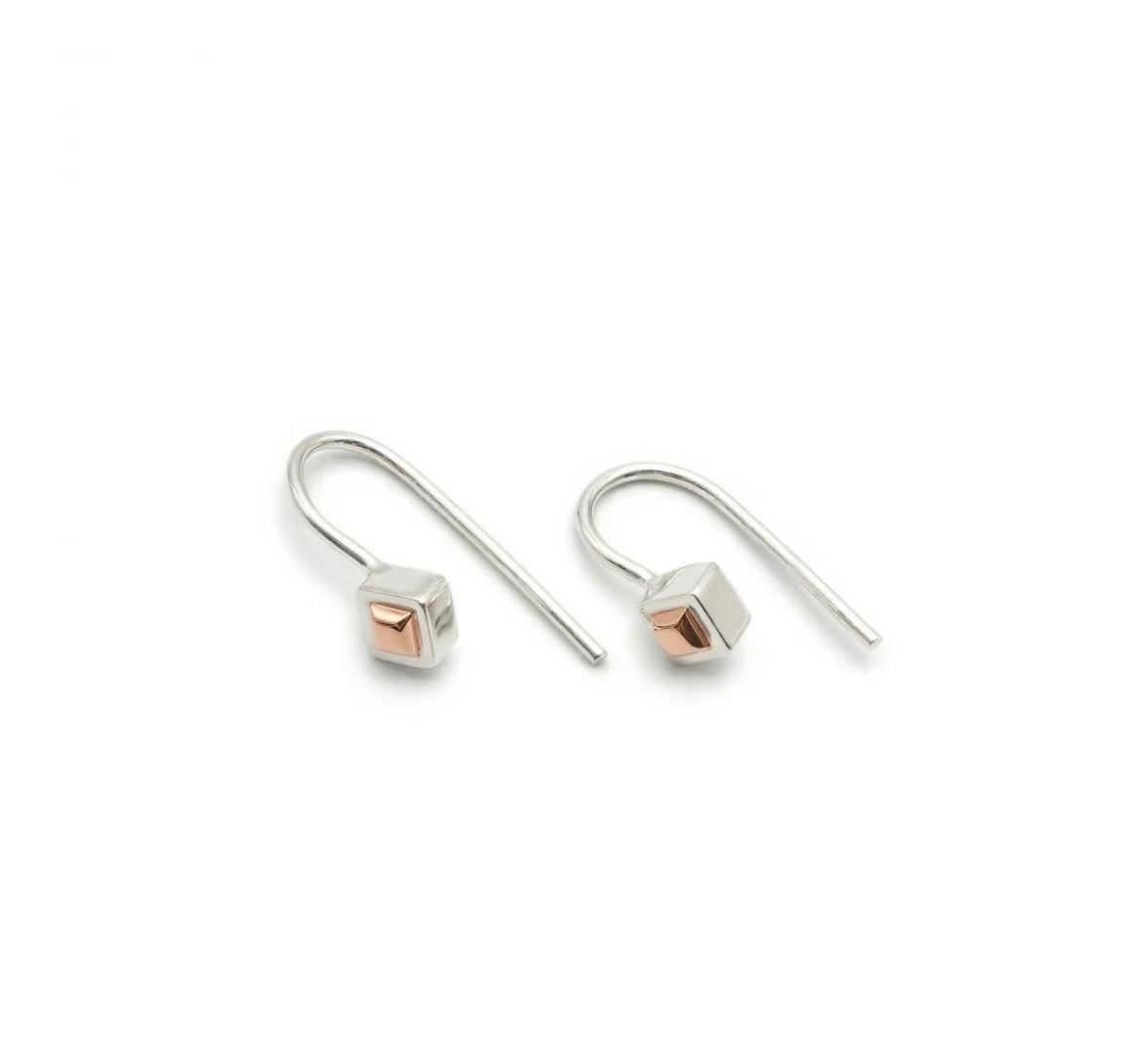 Boucles d'oreilles Gems02 cuivre et argent Claudine Moncion Montréal Gems02