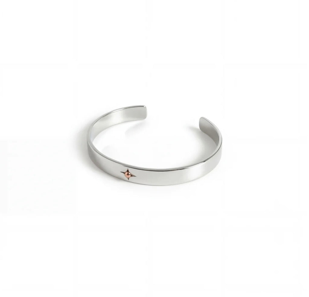 Bracelet Argent et Cuivre GEMS33 Claudine Moncion Montréal GEMS33