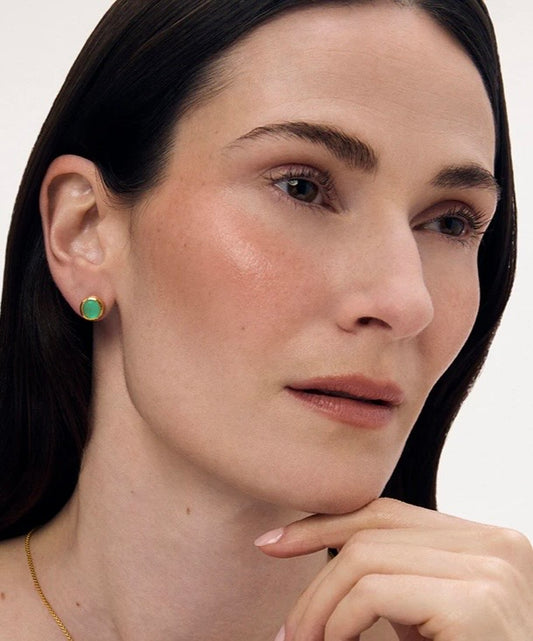 Clous d'oreilles Signature Midi Knockout Bayan Green Davidson Clous d'oreilles Signature Midi Knockout 8370-g-gpd