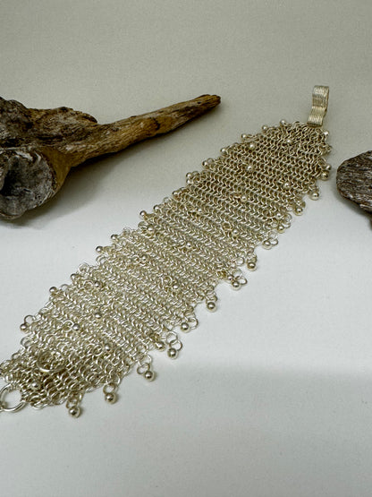 Bracelet Mèche en Argent 925 Fait par des Artisans de l’Indonésie Bracelet Mèche