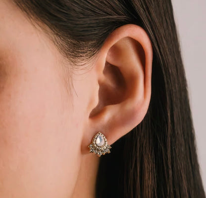 Boucles d'oreilles Ever Stud&nbsp; dessinée à Vancouver Lovers Tempo 1SP25006-WHT