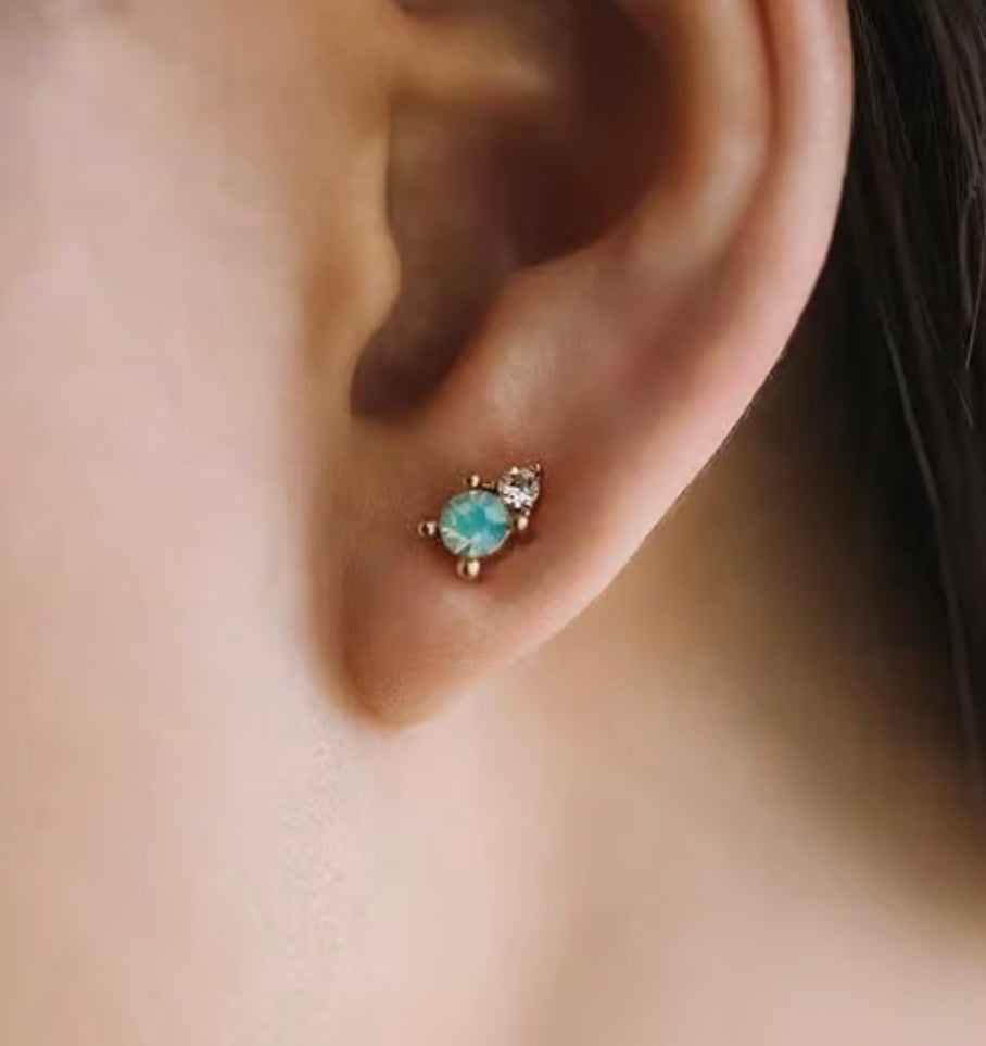 Boucles d'oreilles Dolce Studs pacific, dessinée à Vancouver Lovers Tempo 1SP18018-mnt