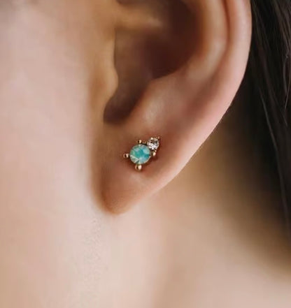 Boucles d'oreilles Dolce Studs pacific, dessinée à Vancouver Lovers Tempo 1SP18018-mnt
