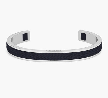 Bracelet Navarch 9mm Navy | Silver fait main à Amsterdam Pig&Hen Navarch 9mm Navy| Silver
